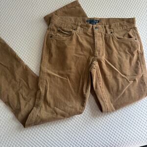 Ralph Lauren Corduroy Pants 6 Tan Trousers Prep Academia Western Blue Label